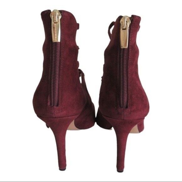 Vince Camuto Barsha Lace Up Suede Heels - Picture 4 of 7
